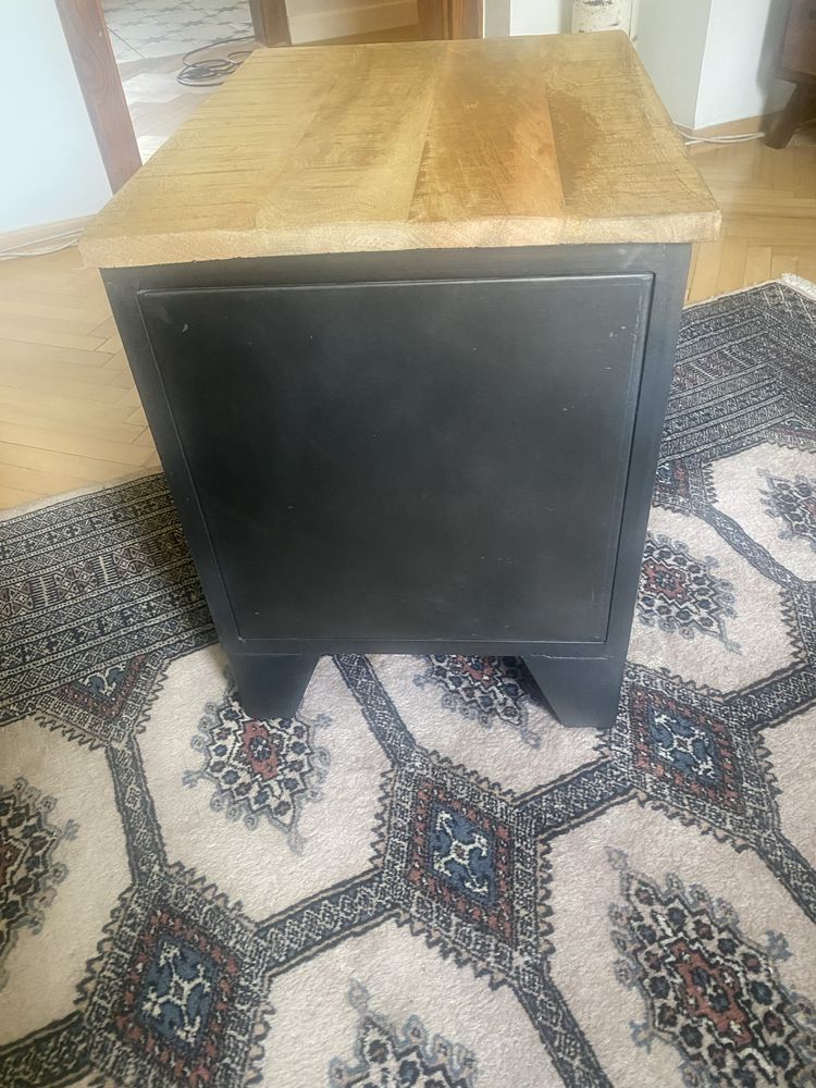 Szafka nocna w stylu loft 50x50