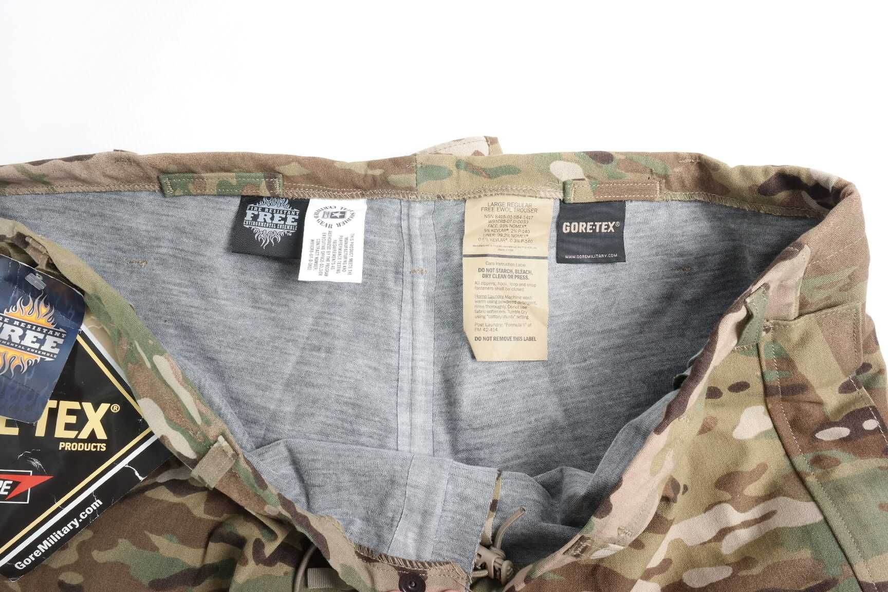 гортекс Gore Tex US армійський мультикам штани куртка негорючі