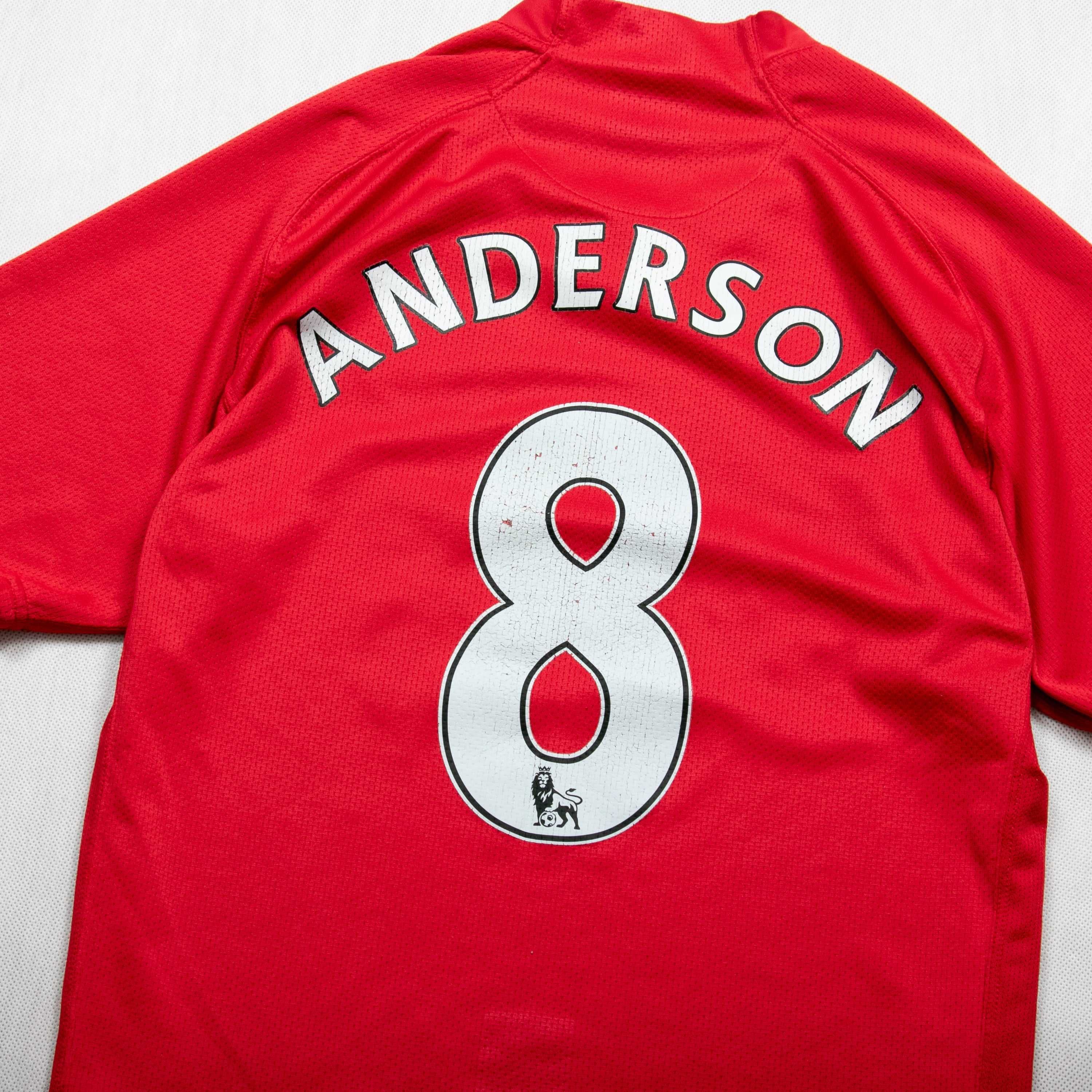 Nike Manchester United 07-09 #8 Anderson koszulka piłkarska M
