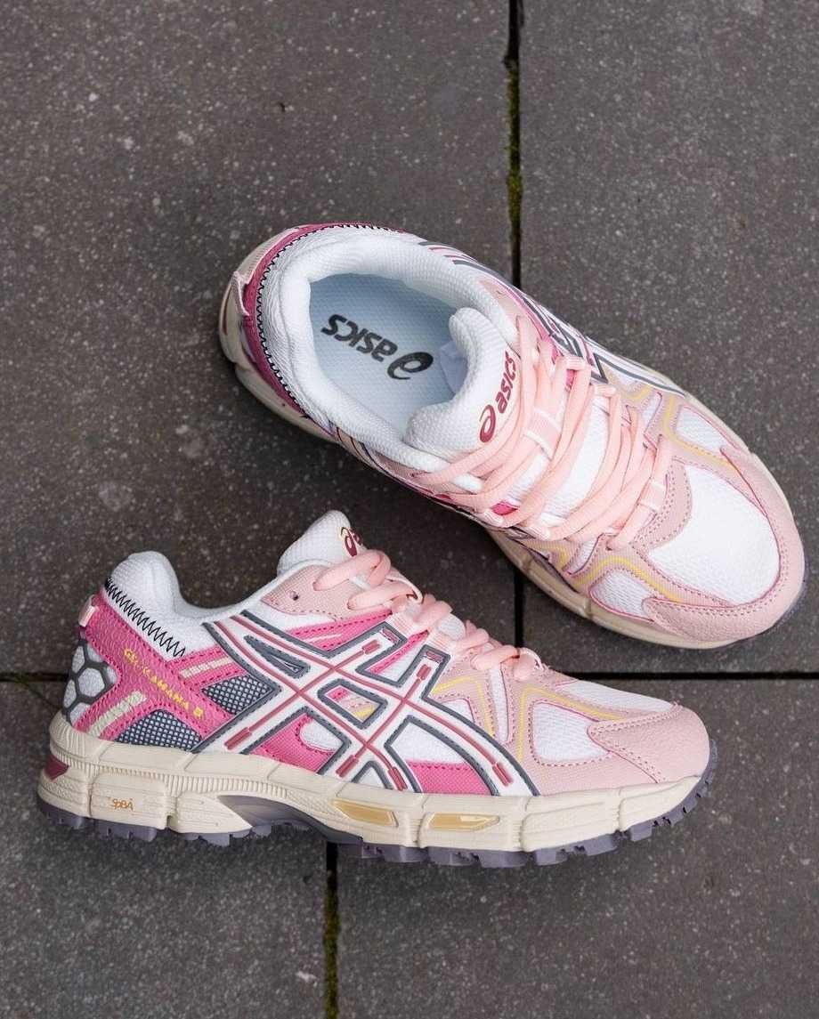 Кроссовки Асикс Gel-Kahana 8 Beige Pink/Жіночі Кросівки Асікс Кахана