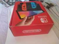 Switch OLED + folia matująca + karta 200 GB