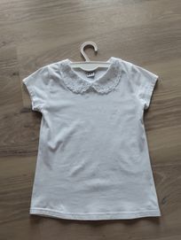 Bluzeczka biała elegancka rozmiar 116