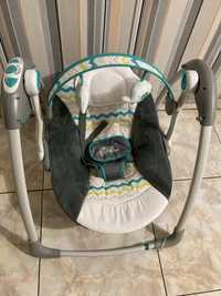 Детская качеля-шезлонг Bambi 6503 Mastela Deluxe Portable Swing.