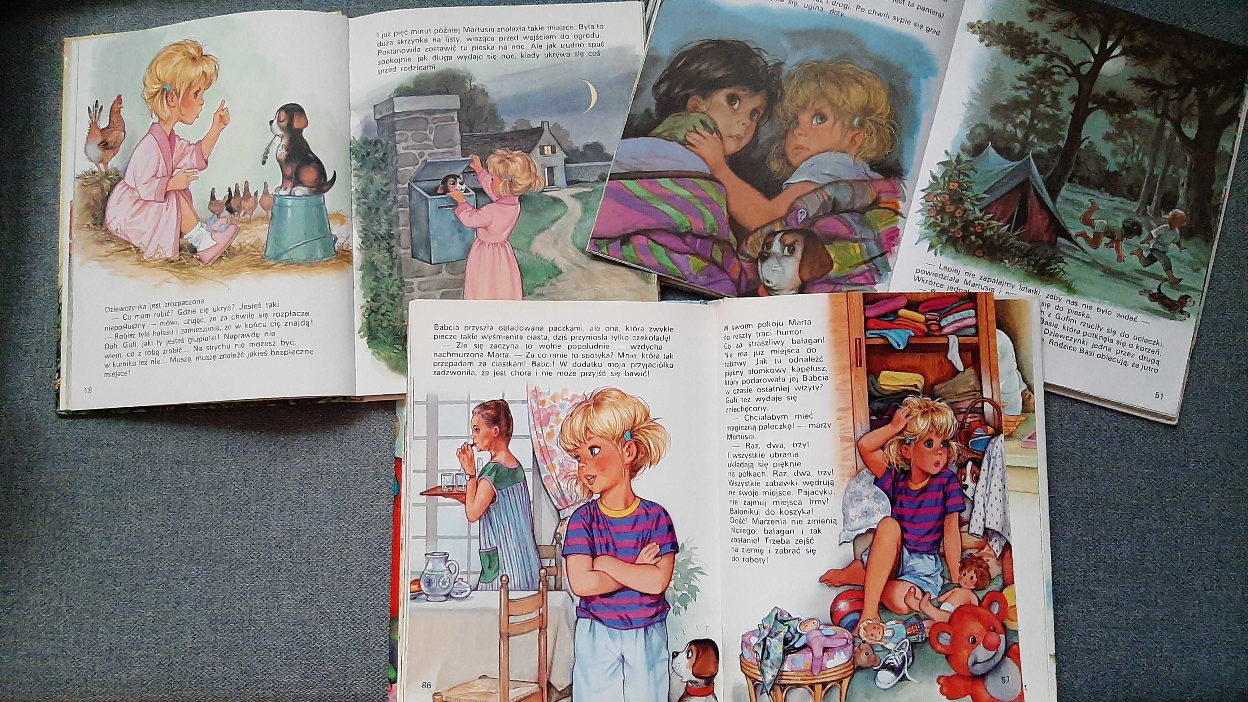 Martusia i Gufi t 1 2 3 komplet pierwsze wydanie stare Pierre Couronne