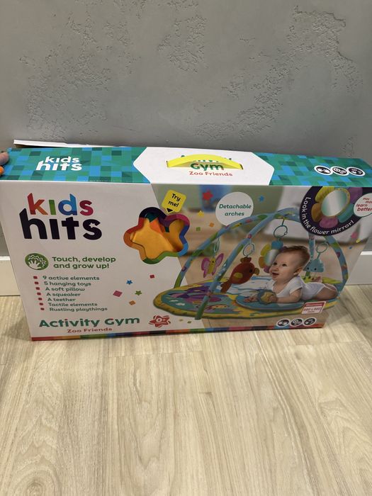 розвиваючий килимок kids hits новий
