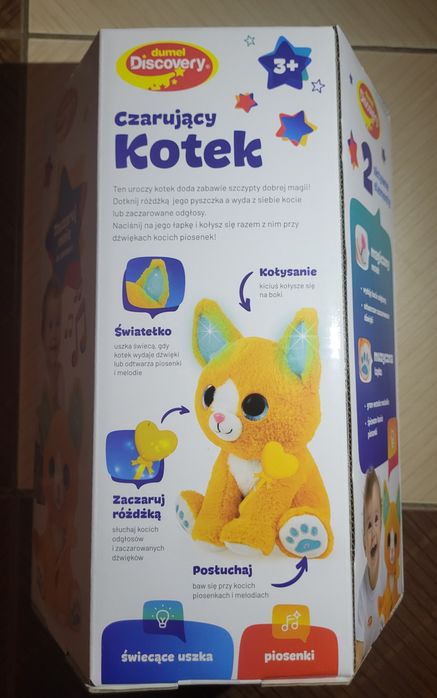 Czarujący kotek, Dumel, nowy, oryginalnie zapakowany, szary