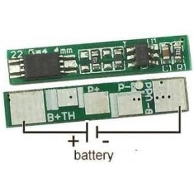 PCM BMS Li-Ion Li-Polymer 1S 3.6V 3.7V 2.5A NTC