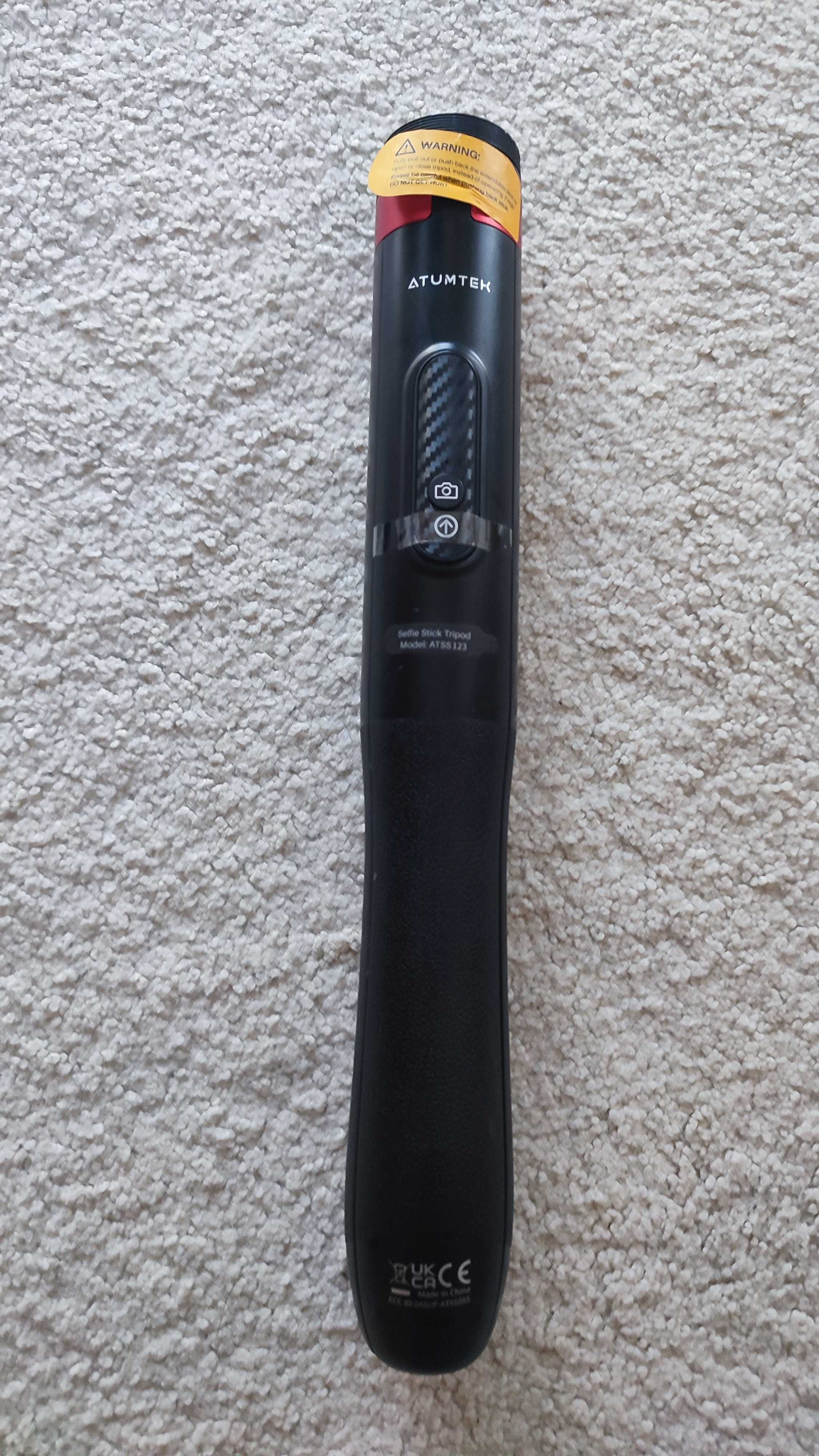 ATUMTEK Selfie Stick Tripod 130 cm bluetoth czarny