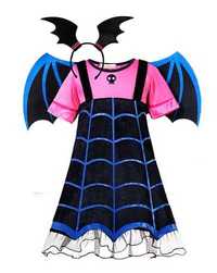 Карнавальный костюм Вампирины с крыльями для девочки 110-120 см