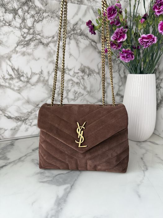 Torebka LouLou YSL Small Chocolate Brown