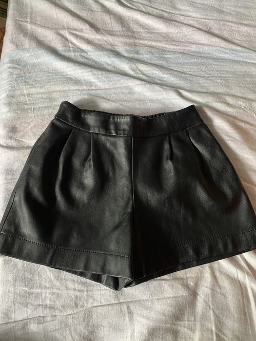 Дитячі шкіряні шорти Mango