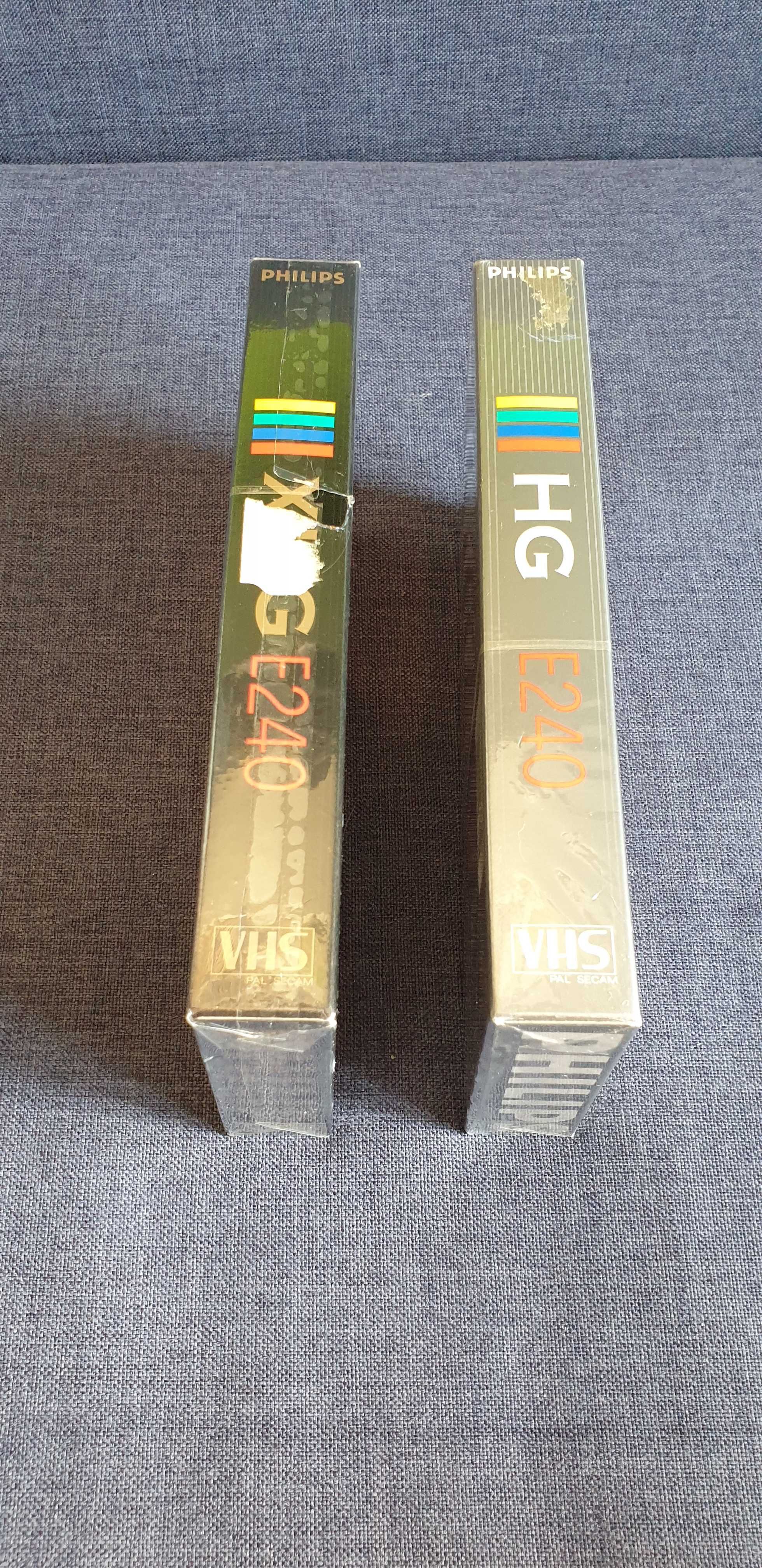 Philips XHG 240 Philips HG 240, kasety VHS, Nowe