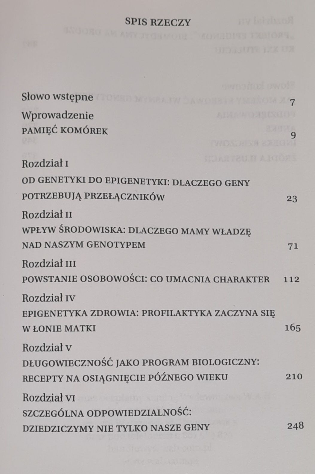 Drugi kod Epigenetyka, Peter Spork
