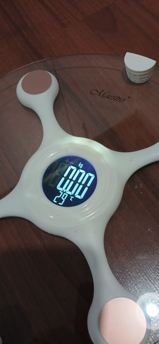 Ваги весы напольні Maestro MR 1820 скляні, до 150 кг!