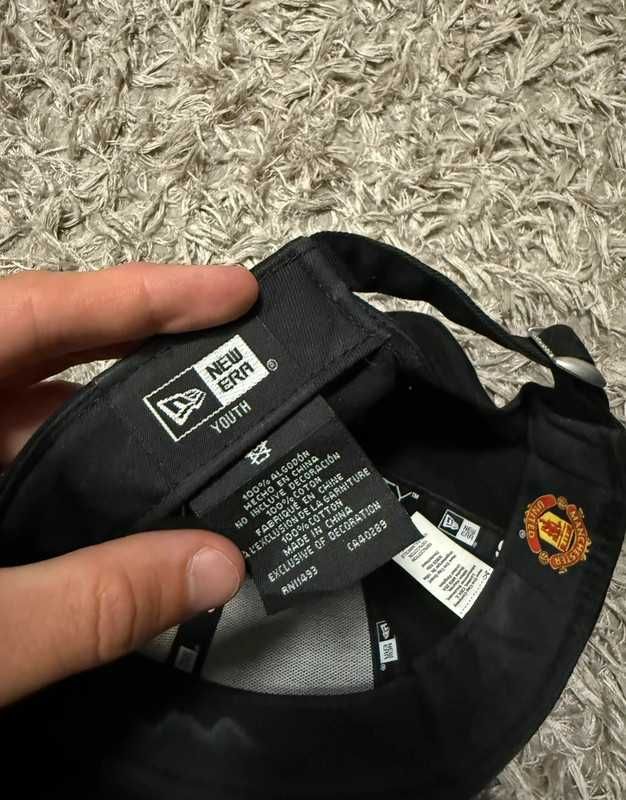 Czarna czapka Manchester United New Era - Youth