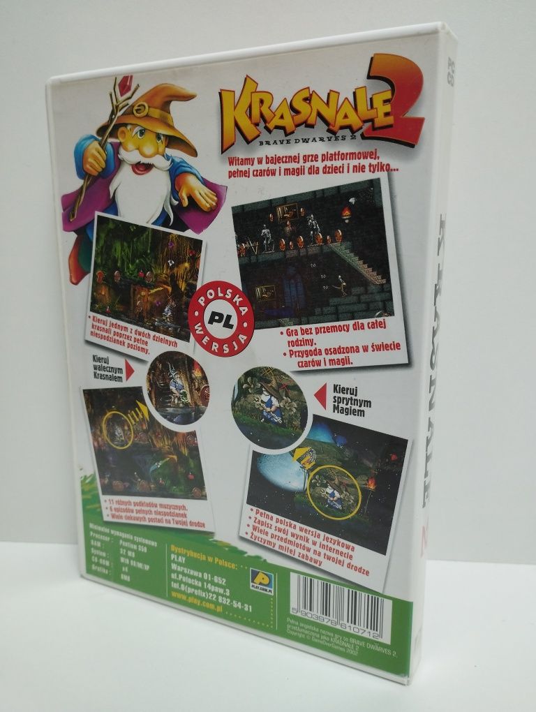 Gra PC Krasnale 2 PL unikat retro