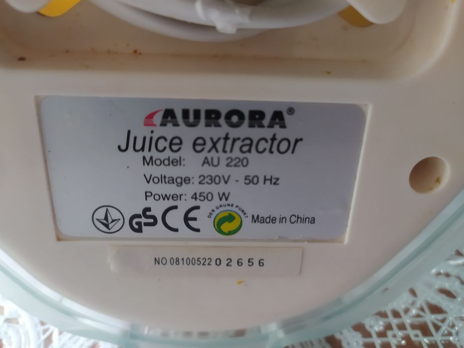 Соковижималка AURORA AU220