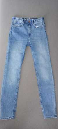 Jeansy rurki dla dziewczynki 140cm