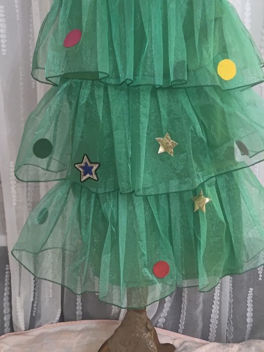 Strój przebranie sukienka choinka święta Mikołaj Boże Narodzenie M/L