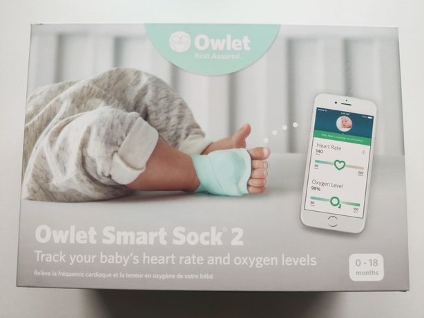 Monitor oddechu Owlet Smart Sock 2 skarpetka