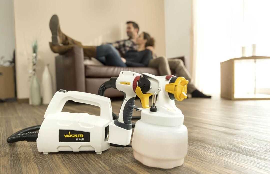 Фарборозпилювач краскопульт електричний Wagner Wall Sprayer W 450