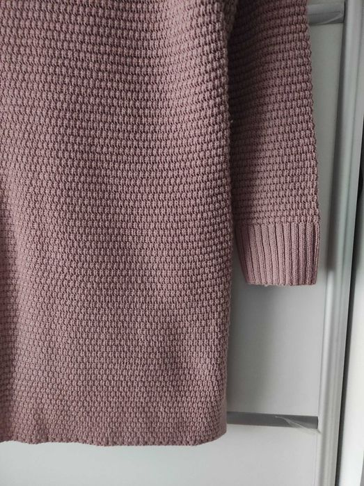 Sukienka sweterkowa dzianinowa Sinsay XS brudny róż