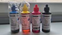 Zestaw tuszy CONSIS CMYK 4×100 ml – nowe, do Epson/Brother
