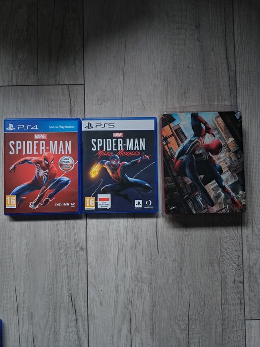 Kolekcja Spidermana PS4, PS5 + Steelbook