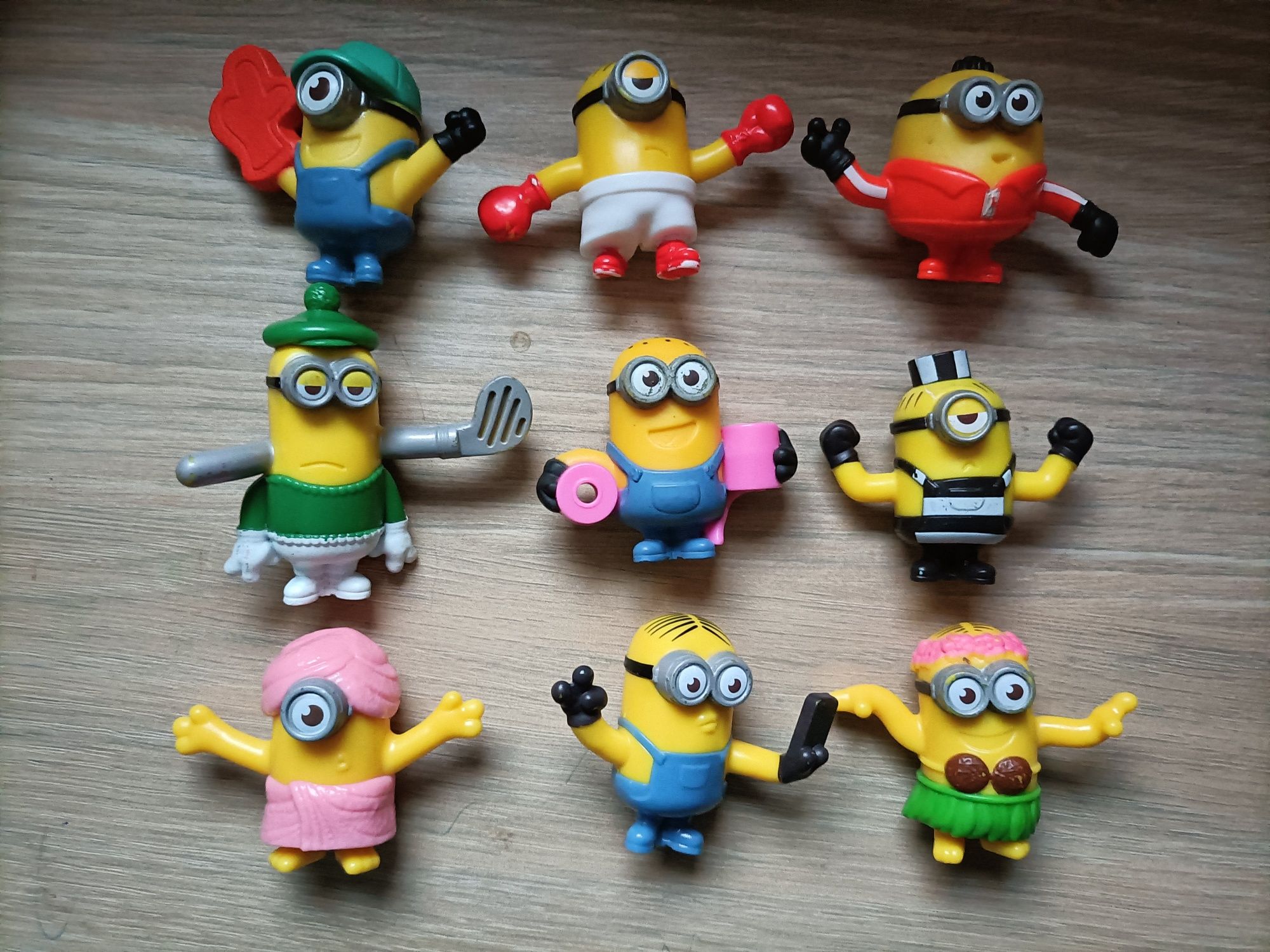 Lote 9 figuras Minions