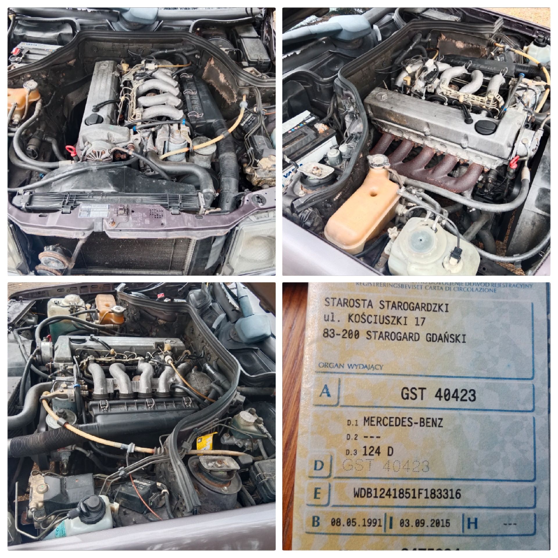 Mercedes w 124 kombi 2.5TD s klasa 126 e klasa w 140 sec