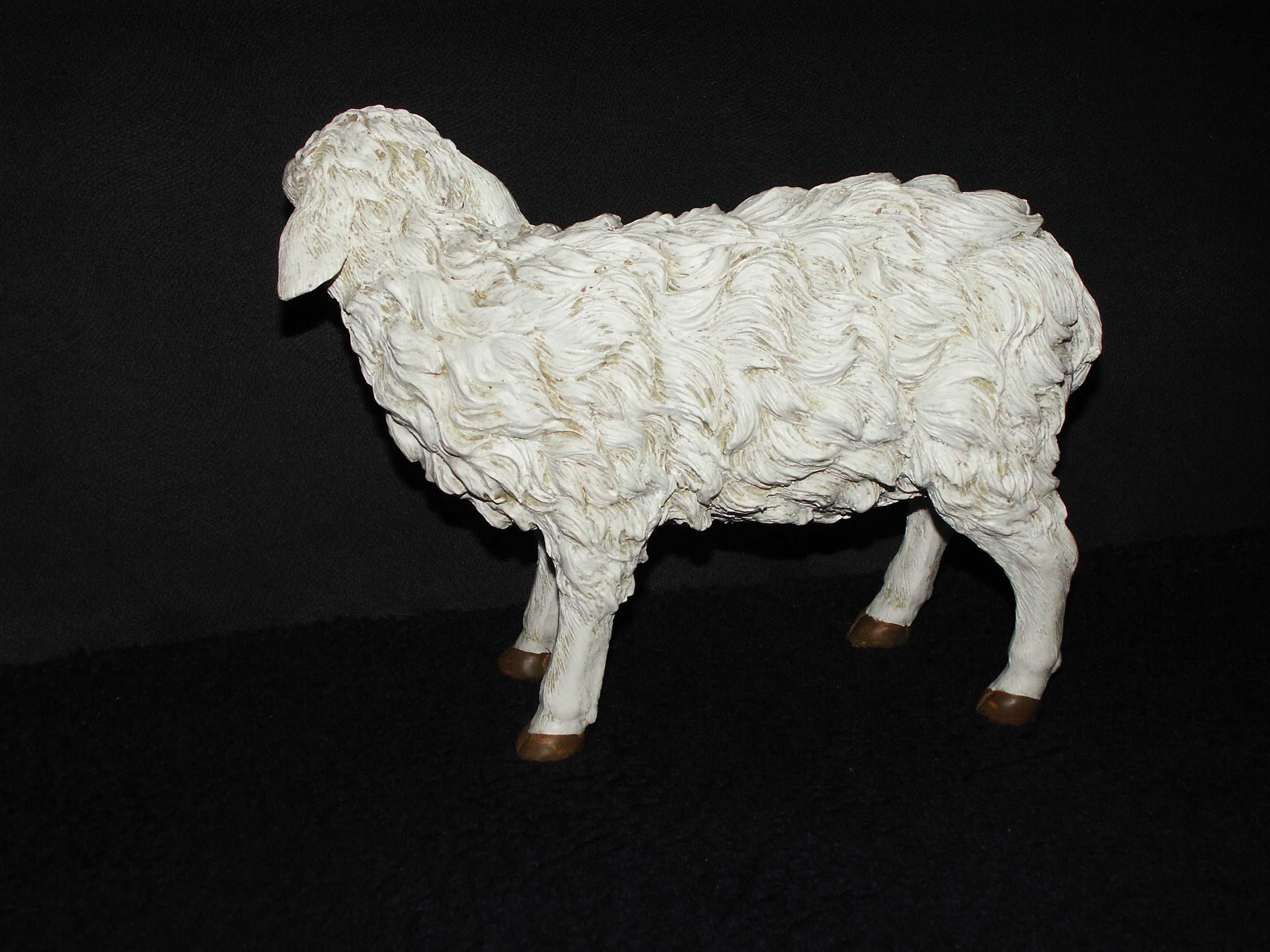Duża owieczka do figur  50 - 58 cm - Szopka -Stajenka - Owca - Baranek