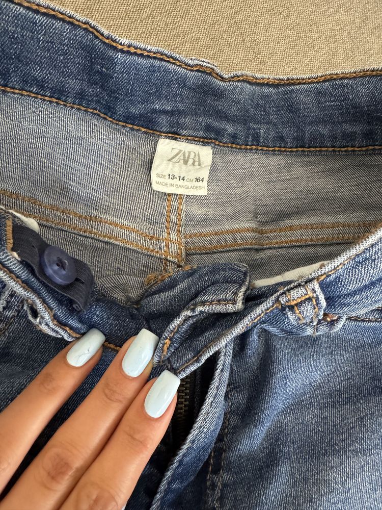 Джинси скіні Zara для дівчинки 13-14 років