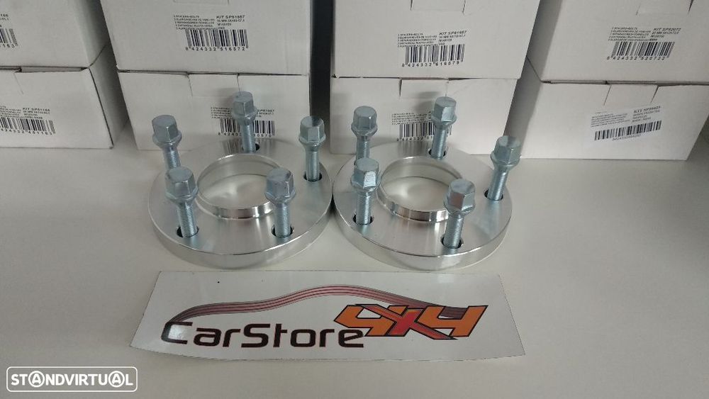 Conjunto espaçadores/ alargadores / bolachas Mercedes 16mm 5x112  66.