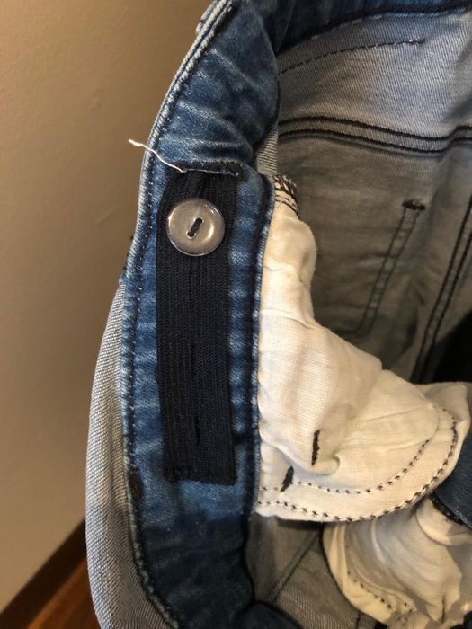 Macacão de ganga Zippy, tamanho 7-8 anos