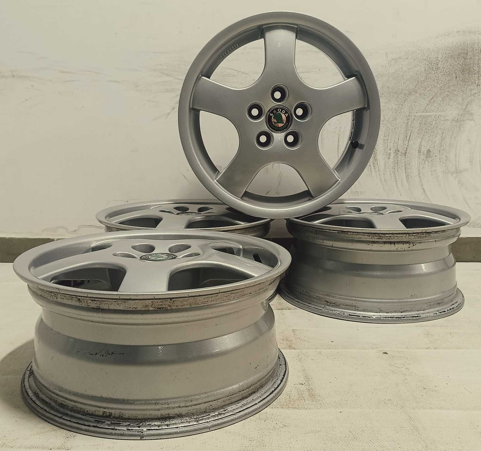 Alufelgi 15" SKODA 5x100 6.5J ET35 Octavia Fabia Roomster Felgi