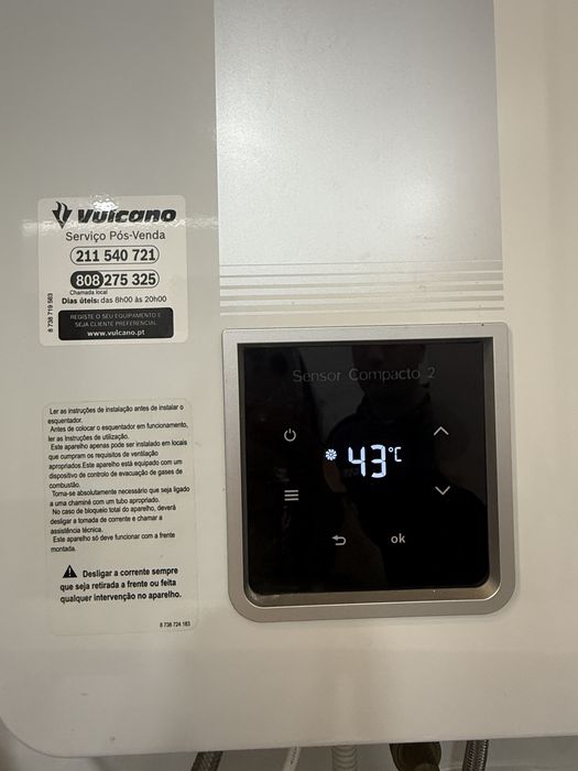 Esquentador estanque e ventilado vulcano