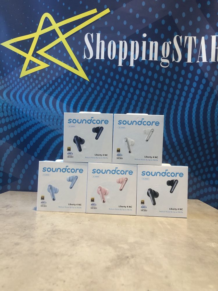 Навушники SoundCore Liberty 4 NC White/Black/L.Blue/N.Blue/Red