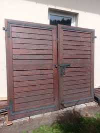 Brama garażowa, drewniana