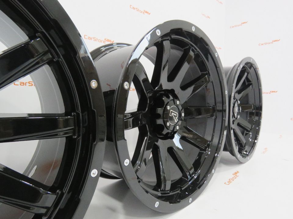 Jantes Aluminio 4x4 R Line 17 x 9 et 0 5x127 CB78.1 Preto