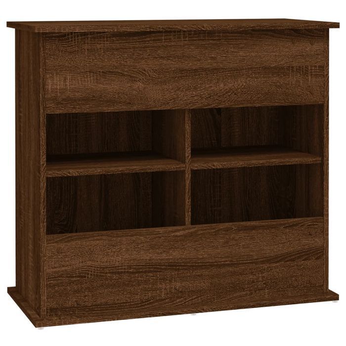 Szafka pod akwarium Vidaxl, brązowy dąb, 81x36x73 cm