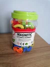 Literki i Cyferki na magnes duży zestaw aż 78 elementów