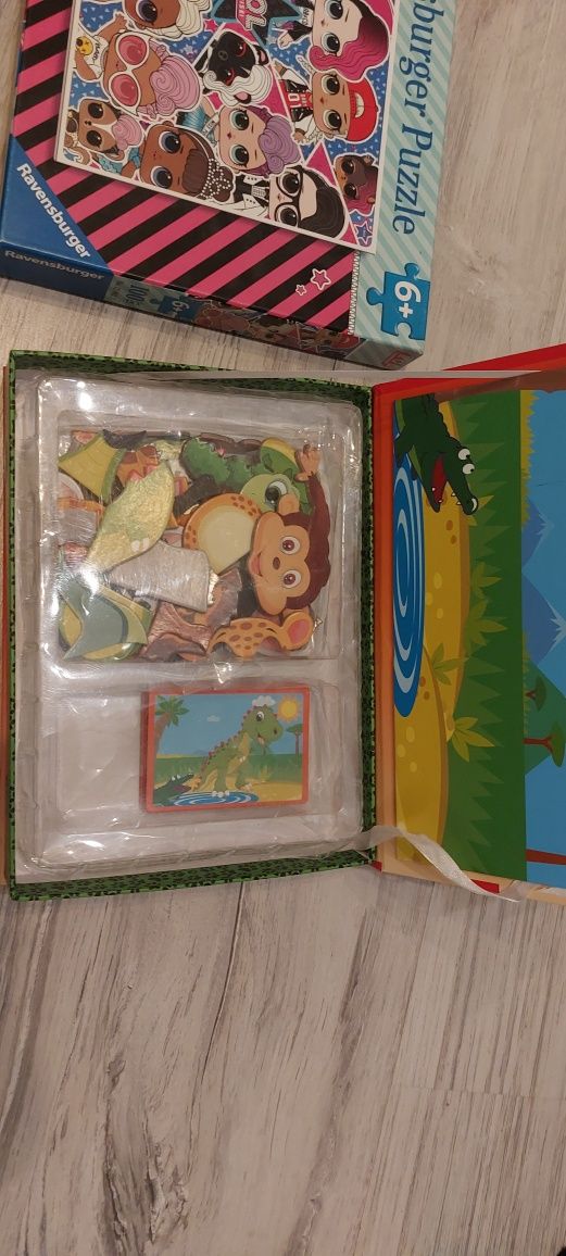 Mega okazja puzzle dla dziewczynki 3+4+5+