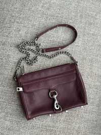 Шкіряна сумочка на металевому ремінці Rebecca Minkoff