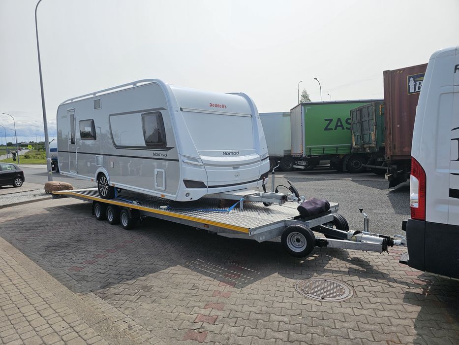 Transport przyczep kempingowych i kamperów