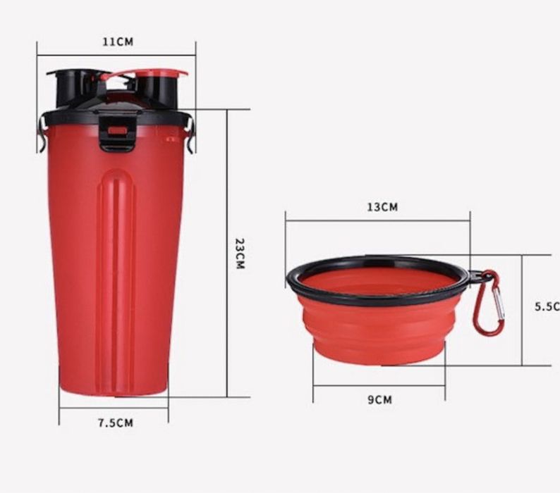 Бутылка, поилка для собак