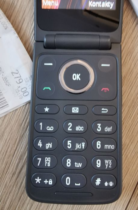 TCL onetouch 4043 lte z klapką, gwarancja. Dla Seniora...