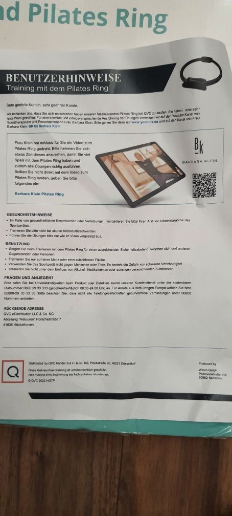 Obręcz joga pilates