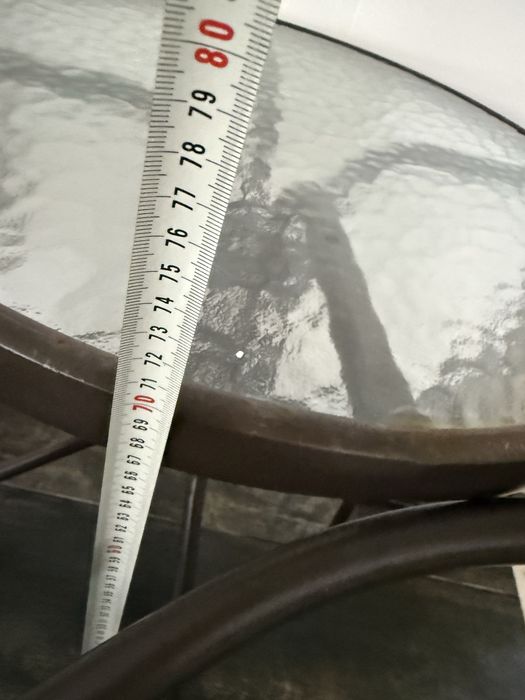 Mesa exterior 60x60x70cm com 2 cadeiras