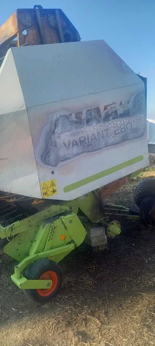 Prasa Claas Variant 280 - po spaleniu