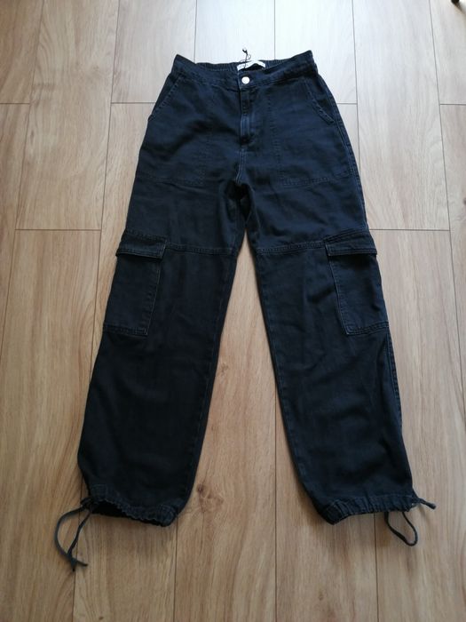 Damskie jeansy cargo Zara XS
